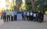 همایش پیاده روی شبکه بهداشت ودرمان شهرستان چرام به مناسبت هفته مبارزه با مواد مخدر